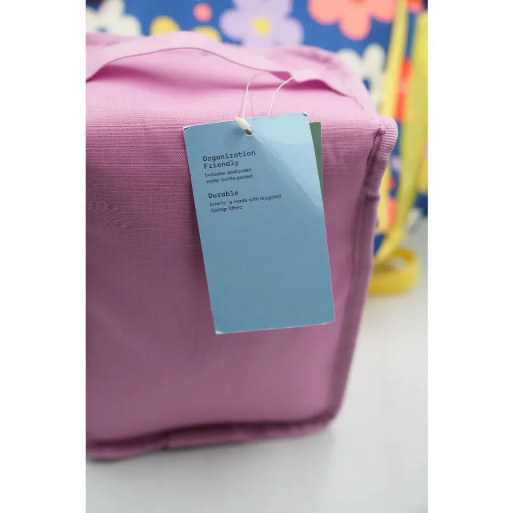 Cat & Jack Floral‎ Backpack Bundle w/ Embark Lunch Bag, Toys & Supplies NEW